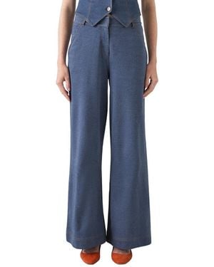 LK Bennett Freya Denim Trouser - Blue