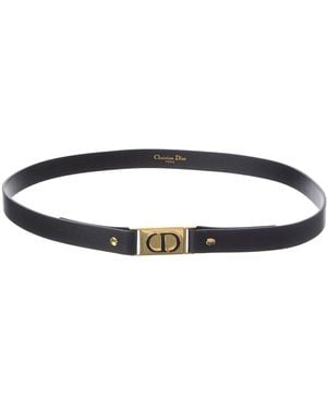 Dior 30 Montaigne Leather Belt - Blue