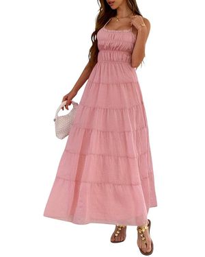 Adelin May Midi Dress - Pink
