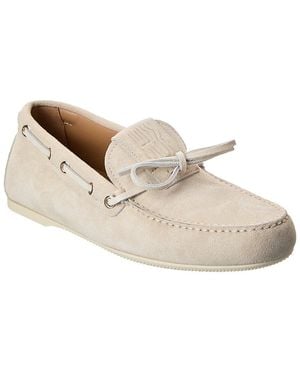 Dior Miss Street Suede Loafer - White