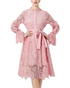 DZA Midi Dress - Pink