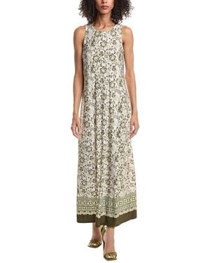 Vince Camuto Sleeveless Keyhole Back Maxi Dress - Metallic