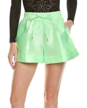 Sandro Silk-Blend Short - Green