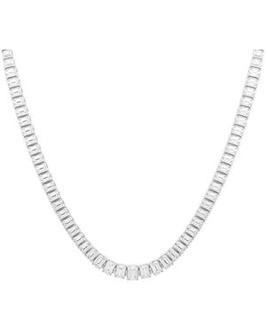Lab Grown Diamonds 14K 24.00 Ct. Tw. Lab-Grown Diamond Fashion Necklace - Metallic