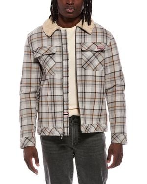 HUNTER Drake Plaid Jacket - Gray
