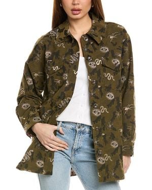 Johnny Was Shirt Jacket - Brown