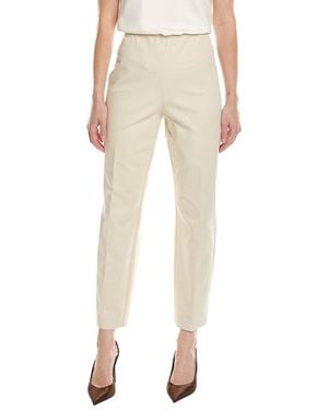 Lafayette 148 New York Stanton Ankle Pant - Natural