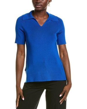 Lafayette 148 New York Polo Jumper - Blue