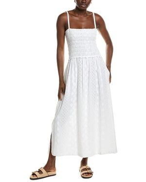 Splendid Kyleah Geo Eyelet Dress - White