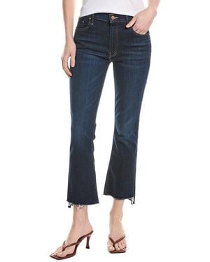 Mother The Insider Step Fray Off Limits Crop Jean - Blue