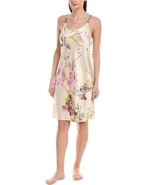 Natori Sakura Satin Chemise - Natural