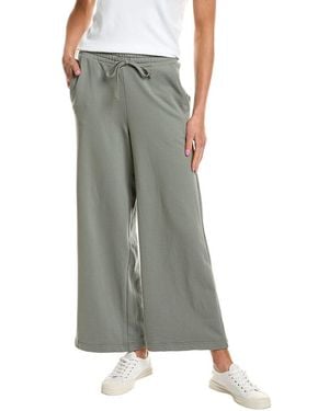 Splendid Greta Terry Crop Pant - Gray