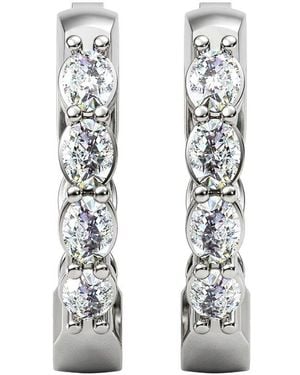 Lab Grown Diamonds 14K 5.60 Ct. Tw. Lab-Grown Diamond Hoop Earring - White