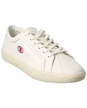 Celine Lou Canvas Trainer - White