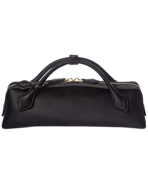 Alaïa Alaïa Le Teckel Satin Clutch - Blue
