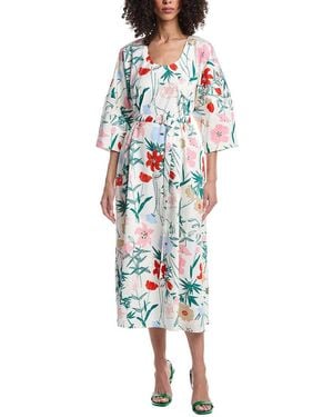 Marimekko Hymy Perenna Maxi Dress - White
