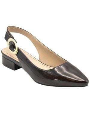 Adrienne Vittadini Papina Leather Pump - Metallic