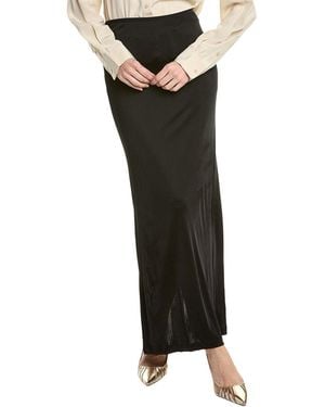 Helmut Lang Fluid Slip Skirt - Black