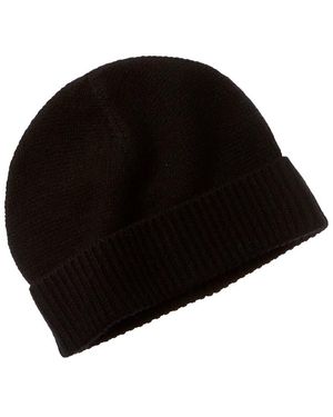 Sofiacashmere Luxurious Jersey Cashmere Beanie - Black