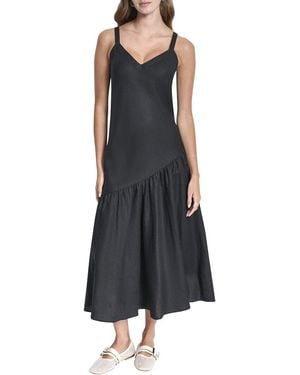 DKNY Linen Dress - Black