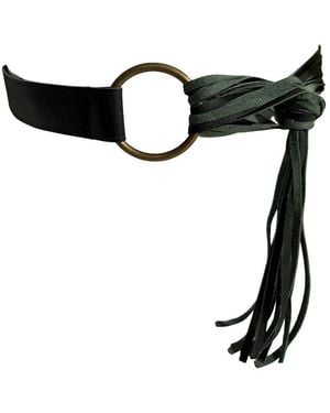 Ada Esme Leather Belt - Black