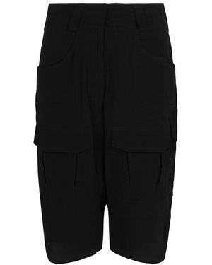 Givenchy Silk Cargo Short - Black