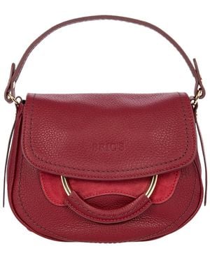 Bric's Gondola Stella Mini Leather Bag - Red