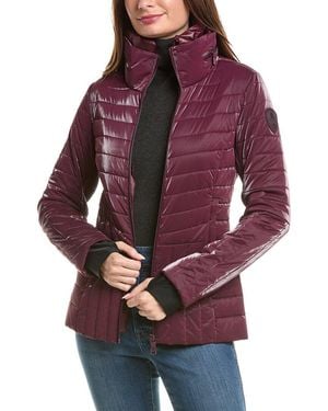 Pajar Channel Quilted Puffer Jacket - Purple