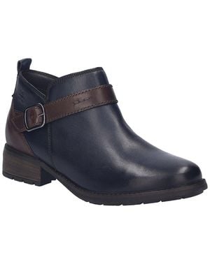 Josef Seibel Kate 10 Leather Boot - Blue