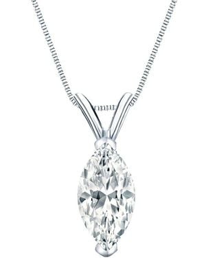 Sabrina Designs Lab Grown Diamonds 14K 3.00 Ct. Tw. Lab-Grown Diamond Solitaire Pendant - White