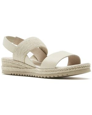 La Canadienne Rica Leather Sandal - White