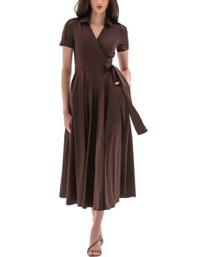 BGL Shirt Dress - Brown