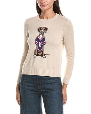 Hannah Rose Most Valuable Player Cashmere-Blend Jumper - Blue