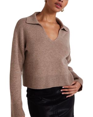 Bella Dahl Wool & Cashmere-blend Sweater - Brown