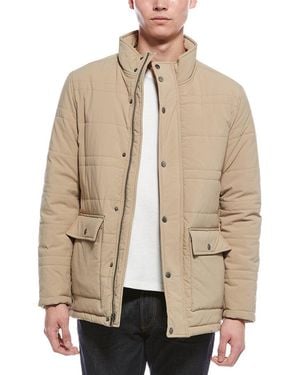 Cole Haan Stretch Quilt Jacket - Natural