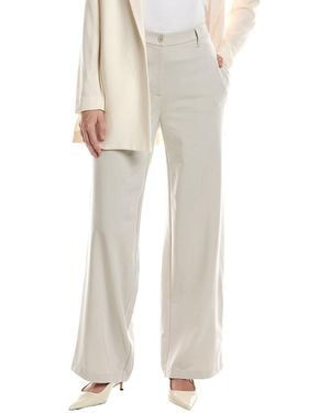 Eileen Fisher Wide Ponte Trouser - Natural