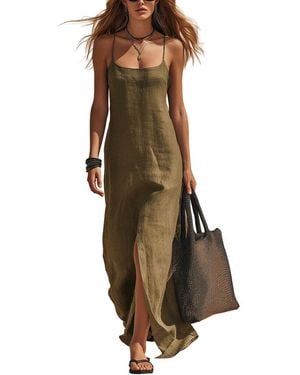 Amanda Royal Maxi Dress - Green