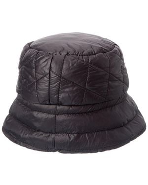 La Fiorentina Puffer Bucket Hat - Gray