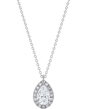 Lab Grown Diamonds 14K 5.00 Ct. Tw. Lab-Grown Diamond Necklace - Metallic
