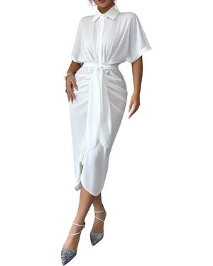 Olivia Taylor Midi Dress - White