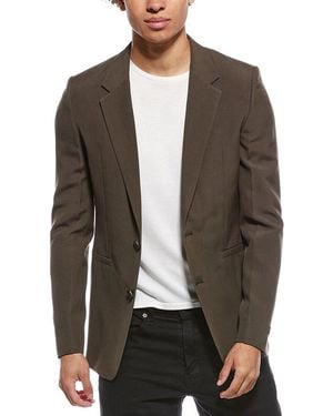 Givenchy Slim Fit Wool Blazer - Brown
