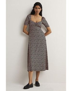 Boden Sweetheart Jersey Midi Dress - Grey