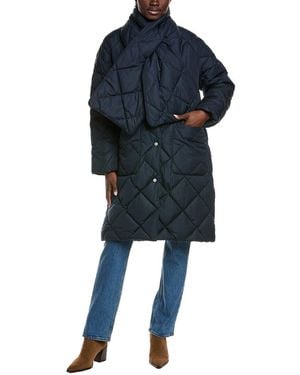 Barbour Brigitte Puffer Coat - Blue