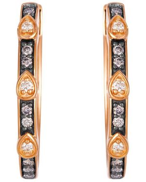 Le Vian Le Vian 14K Rose 0.34 Ct. Tw. Diamond Earrings - Metallic