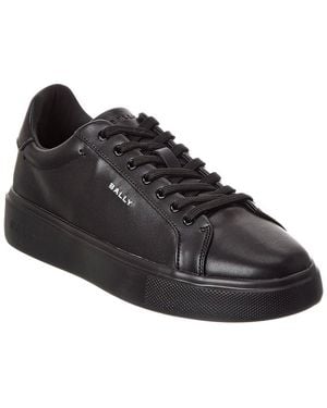 Bally Braidy Leather Trainer - Black