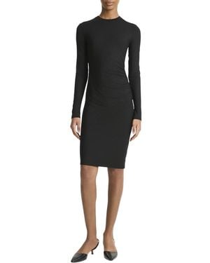Vince Draped Dress - Black