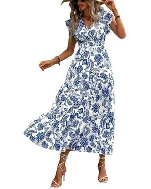 CAMILA BLANCO Mini Dress - Blue