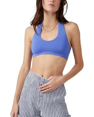 Free People Essential Bralette - Blue