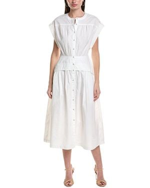 AREA STARS Cuff Dress - White