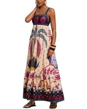 CAMILA BLANCO Maxi Dress - Red